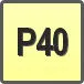 Piktogram - Materiał narzędzia: P40